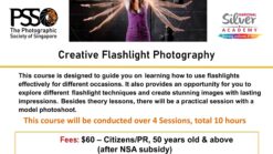Creative Flashlight Photography Course (NSA) (Singaporean/PR - aged 50 and above)