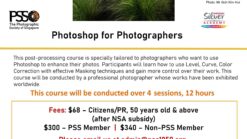 Photoshop for Photographers (English) (Citizen/PR - aged 50 & above)