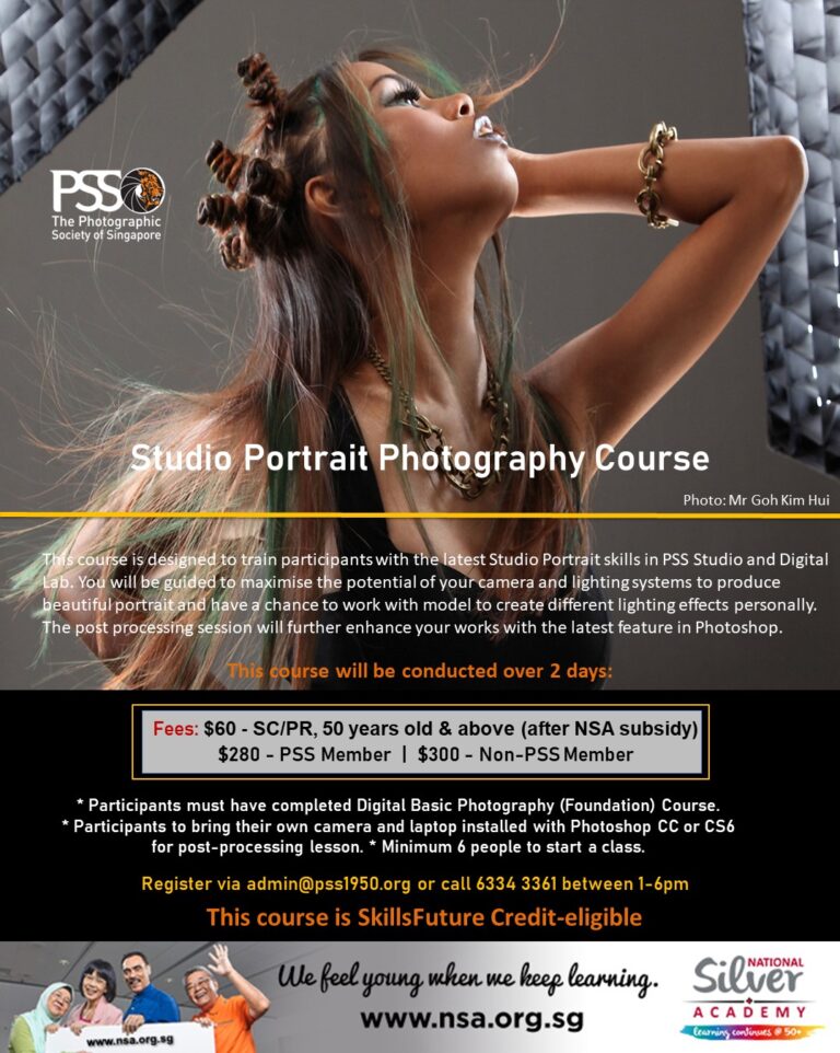 Studio Portrait Photography Course - PSS