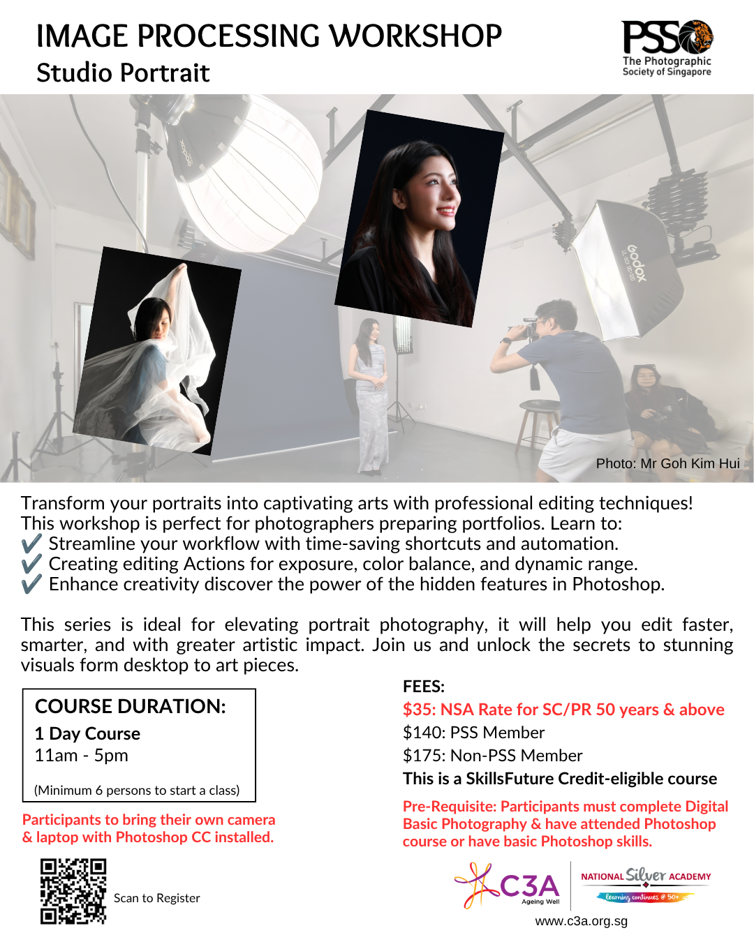 Image Processing Studio Image Processing Workshop (Studio Portrait) - PSS